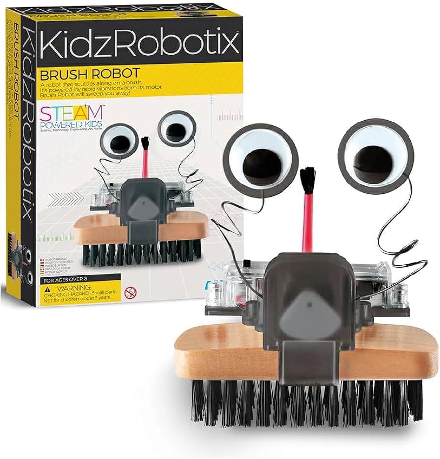 Amazon | ［4M］お掃除ブラシロボット ロボット工学 おもちゃ